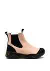Woden Magda Waterproof Rubber Boots, Pink & Black