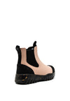 Woden Magda Waterproof Rubber Boots, Pink & Black