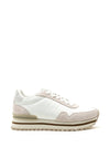 Woden Nora III Suede Trim Platform Trainers, White