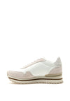 Woden Nora III Suede Trim Platform Trainers, White