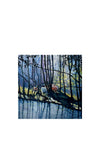 Sharon McDaid Woodland Grazers Framed Art, 12”x12”