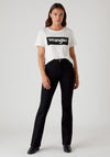 Wrangler High Waist Flare Jeans, Retro Black