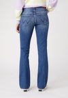Wrangler Slim Fit Bootcut Jeans, Air Blue