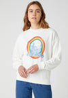 Wrangler Retro Print Sweatshirt, White