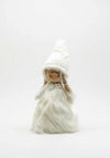 Verano Small Angel with Furry Hat and Pigtails, White