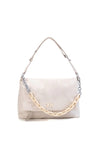 Xti Fold Over Pouch Crossbody Bag, Beige