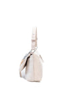 Xti Fold Over Pouch Crossbody Bag, Beige