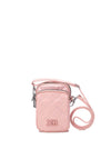 Xti Quilted Phone Crossbody Bag, Pink