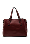 Xti Pebbled Shopper Handbag, Burgundy
