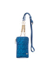 Xti Quilted Crossbody Mini Phone Holder Bag, Blue