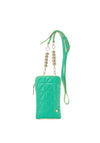 Xti Quilted Crossbody Mini Phone Holder Bag, Green