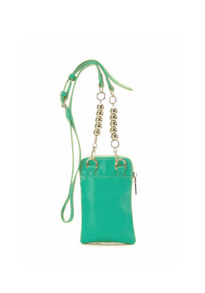 Xti Quilted Crossbody Mini Phone Holder Bag, Green