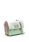 Xti Colour Block Small Crossbody Bag, Silver