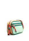 Xti Colour Block Camera Small Crossbody Bag, Aqua