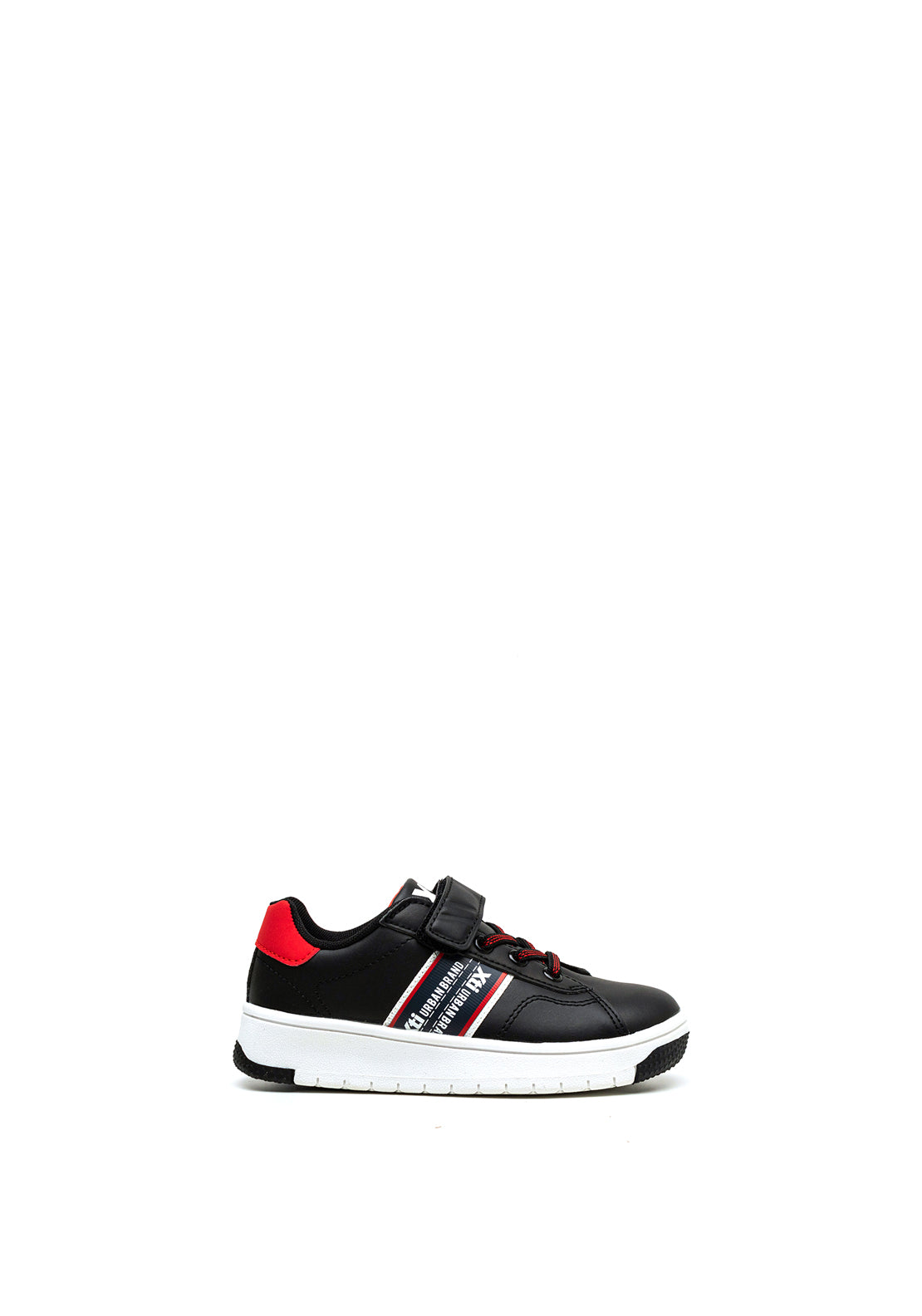 Xti Boys Urban Faux Leather Trainers, Black