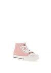 XTI Kids Shimmer Hi Top Trainers, Pink