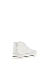 XTI Kids Shimmer Hi Top Trainers, Silver