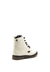 Xti Girls Patent Lace Up Boots, Off White