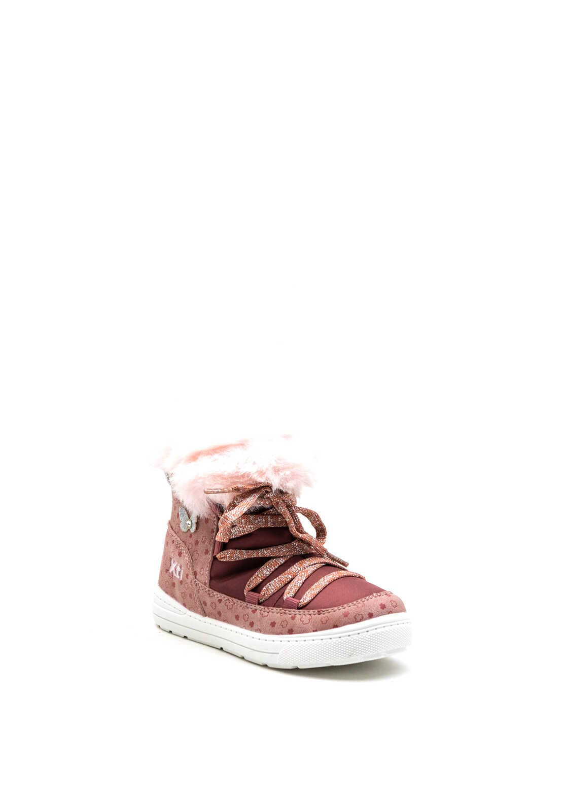 Xti Girls Fur Lined Boot, Pink