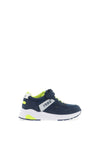 Xti Boys 1986 Velcro Strap Trainers, Navy