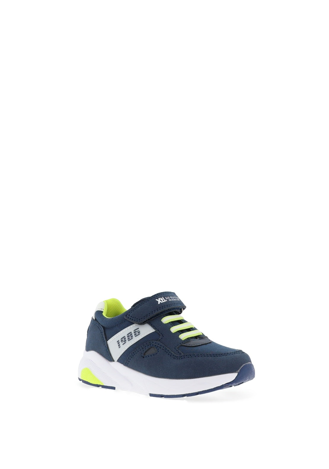 Xti Boys 1986 Velcro Strap Trainers, Navy