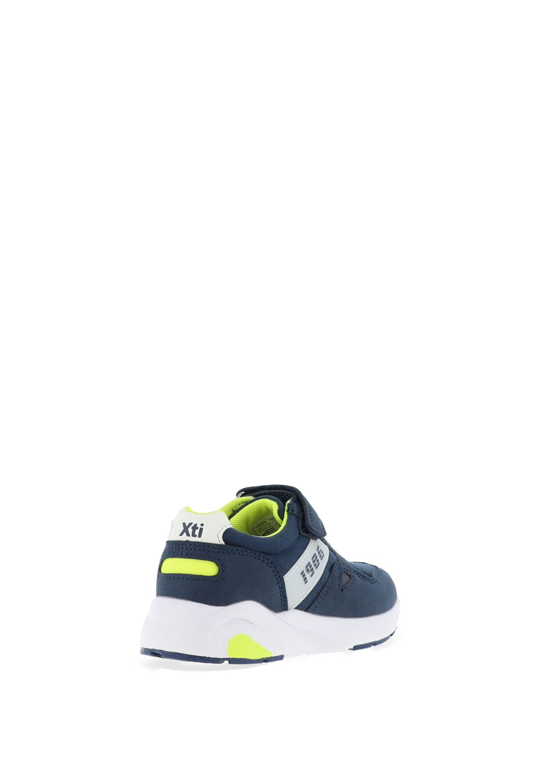 Xti Boys 1986 Velcro Strap Trainers, Navy