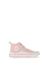 Xti Kids Hi Top Trainers, Pink & White