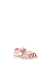 Xti Girls Patent Velcro Strap Sandals, Pink