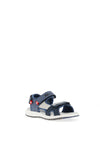 Xti Boys Velcro Strap Sandals, Blue