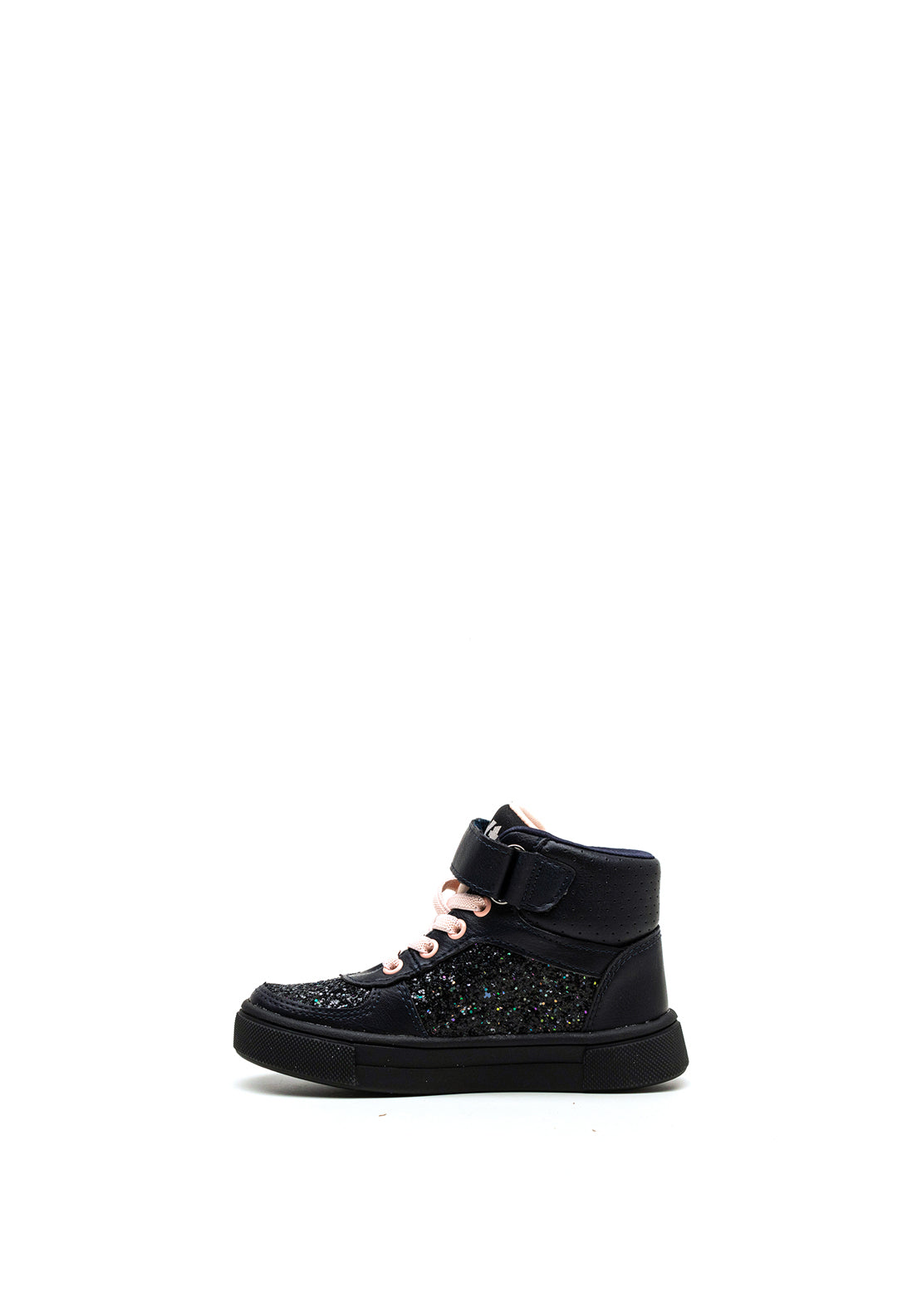 Xti Girls Faux Leather Sequin Boot, Navy