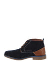 XTI Men’s Multi Suede Desert Boot, Navy