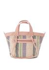 Xti Woven Medium Shoulder Tote Bag, Nude