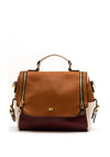 Xti Block Colour Satchel Bag, Camel