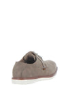 XTI Men’s Lace up Round tip Shoe, Taupe