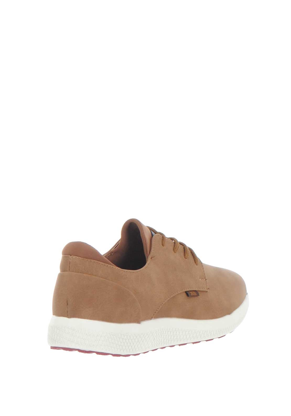 XTI Men’s White Sole Trainer, Camel