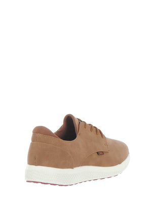 XTI Men’s White Sole Trainer, Camel