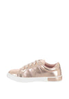 Xti Girls Metallic Pearl Flower Trainers, Rose Gold