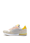 Xti Womens Mesh Colour Block Vegan Trainers, Grey Multi