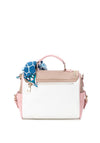 Xti Colour Block Medium Crossbody Bag, Pink