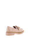 Xti Patent Chain Loafers, Nude