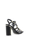 Xti Studed Block Heel Strappy Sandals, Black