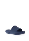 Xti Textured Pool Sliders, Navy
