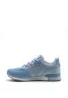 Xti Womens Lace Up Trainer, Light Blue