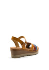 Xti Womens Strappy Wedged Sandal, Multi-Coloured