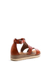 Xti Womens Ankle Strap Sandal, Camel