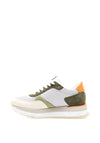 Xti Womens Colour Block Trainers, Khaki