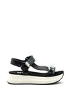 Xti Sporty Strap Platform Sandals, Black