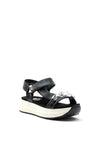 Xti Sporty Strap Platform Sandals, Black