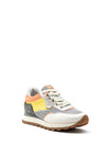 Xti Honeycomb Mesh Multi Panel Trainers, Grey Multi