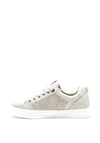 Xti Womens Laser Cut Side Zip Trainers, Grey